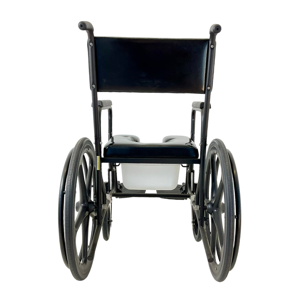Back view of ActiveAid 480 Rehab Shower and Commode Chair
