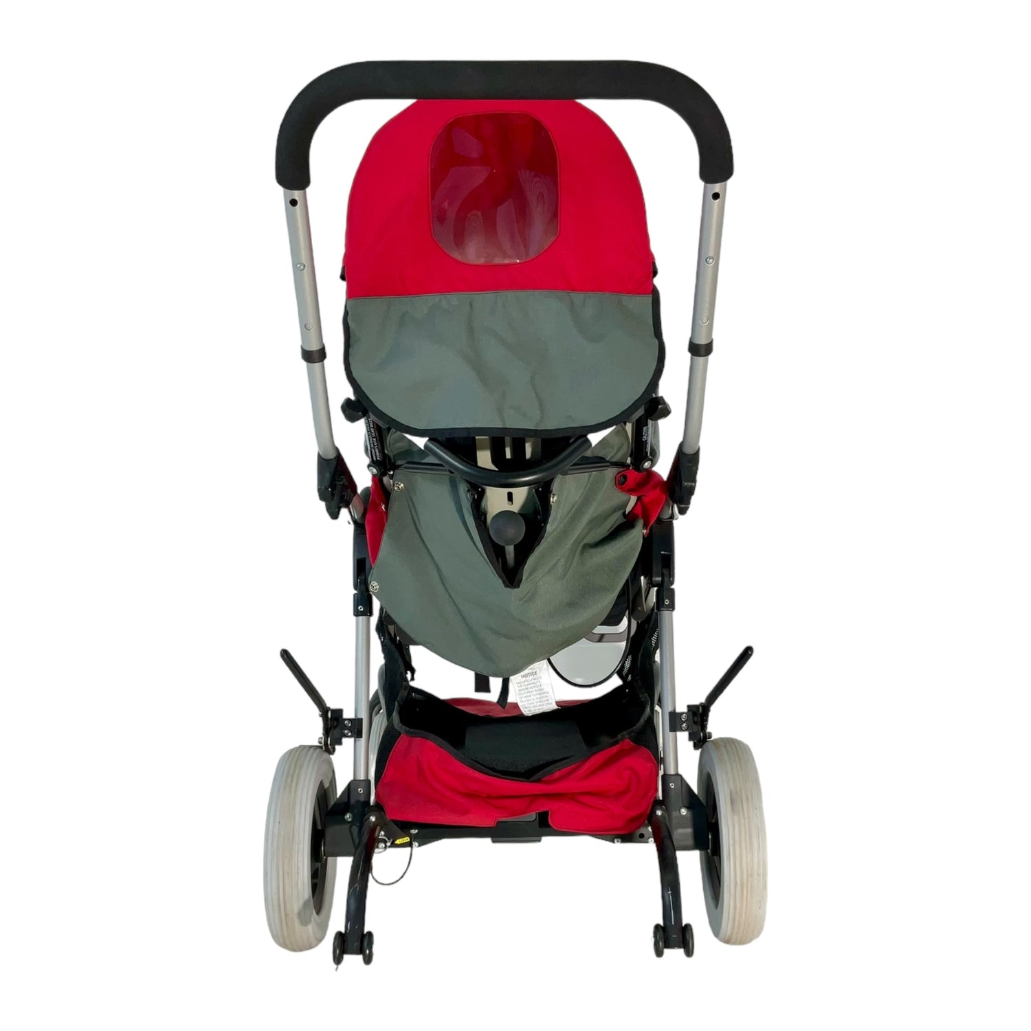 Back view of Quickie Zippie KID-KART Xpress stroller