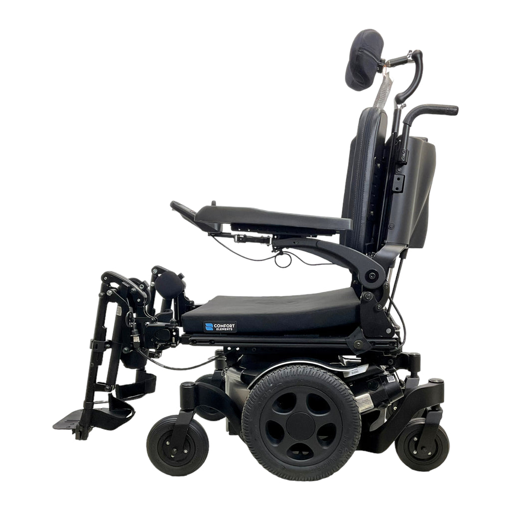 Left profile view of Quickie Pulse 6 power chair