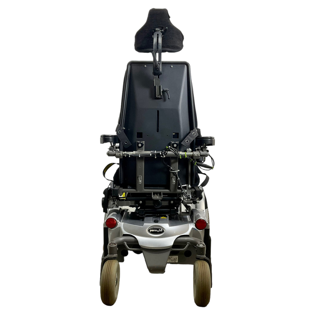 Back view of Permobil C500 Vertical Standing power chair