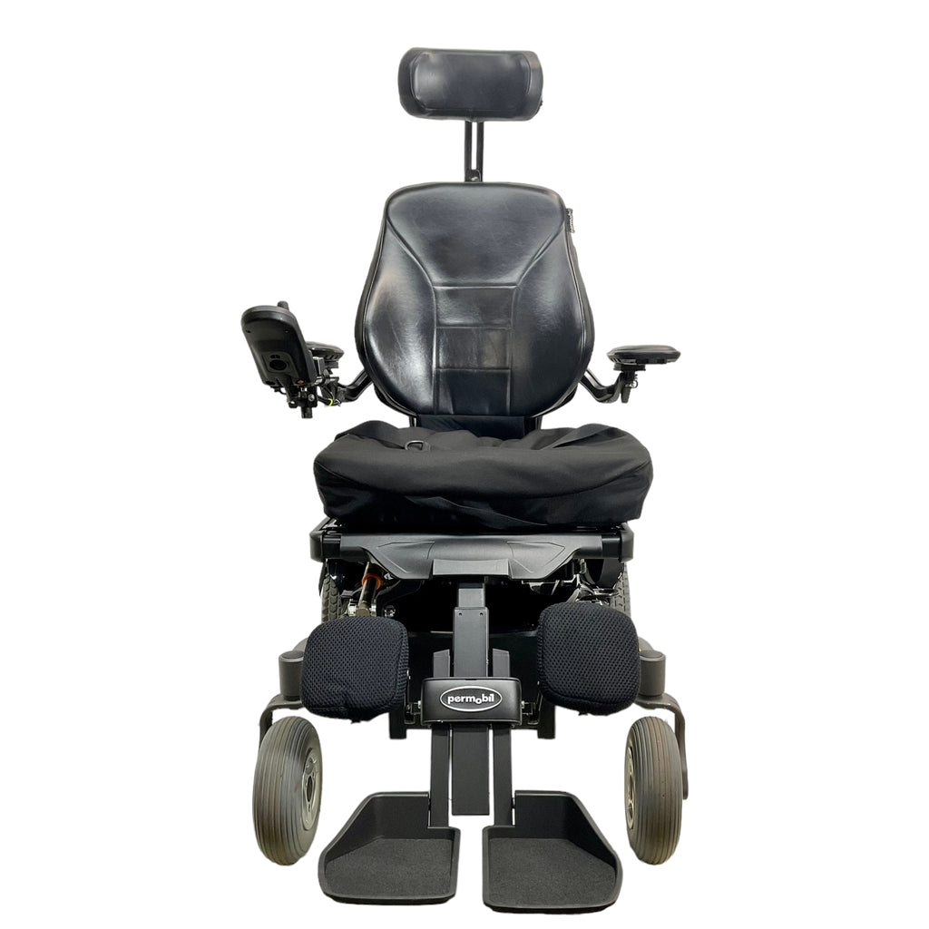 Front view of Permobil C350 power chair