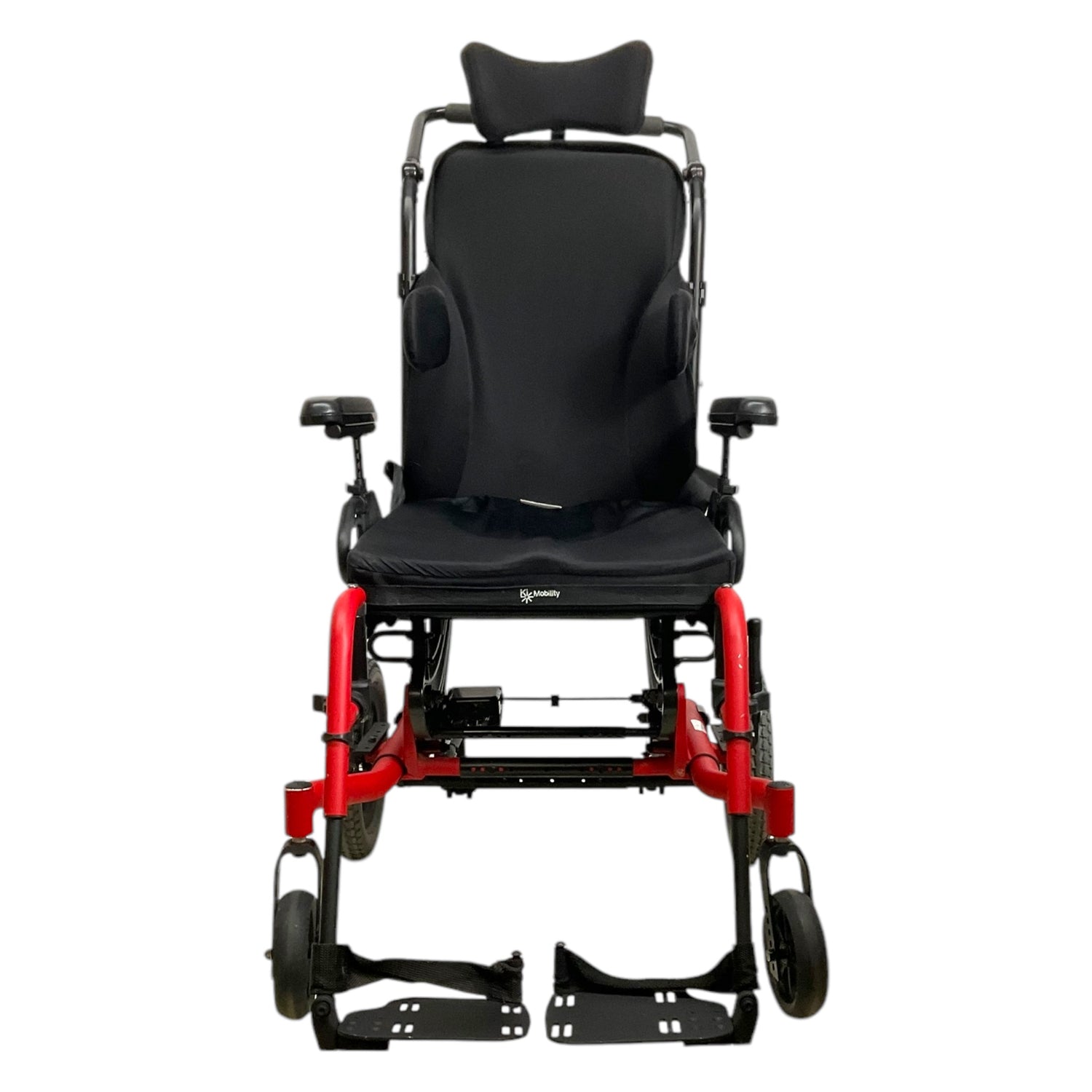 Front View of Ki Mobility Focus CR Tilt-in-Space Wheelchair