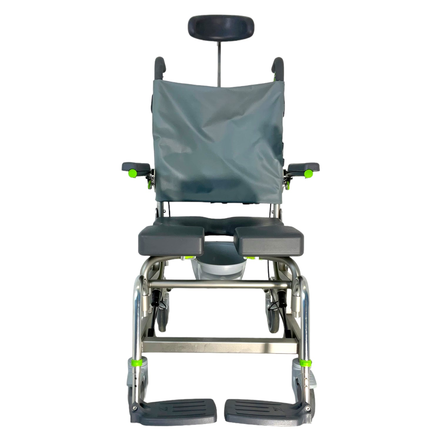 Front view of Raz-AT shower chair