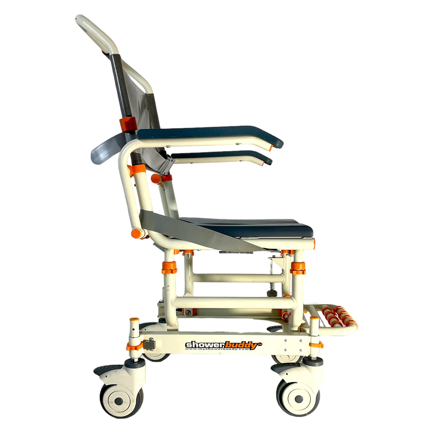Right profile view of ShowerBuddy SB1 shower chair