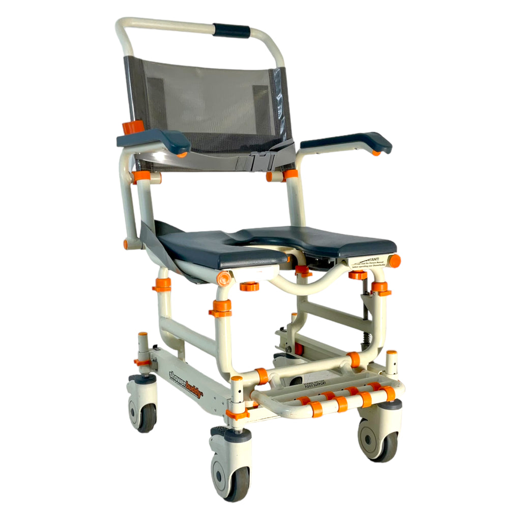 Overview of ShowerBuddy SB1 shower chair