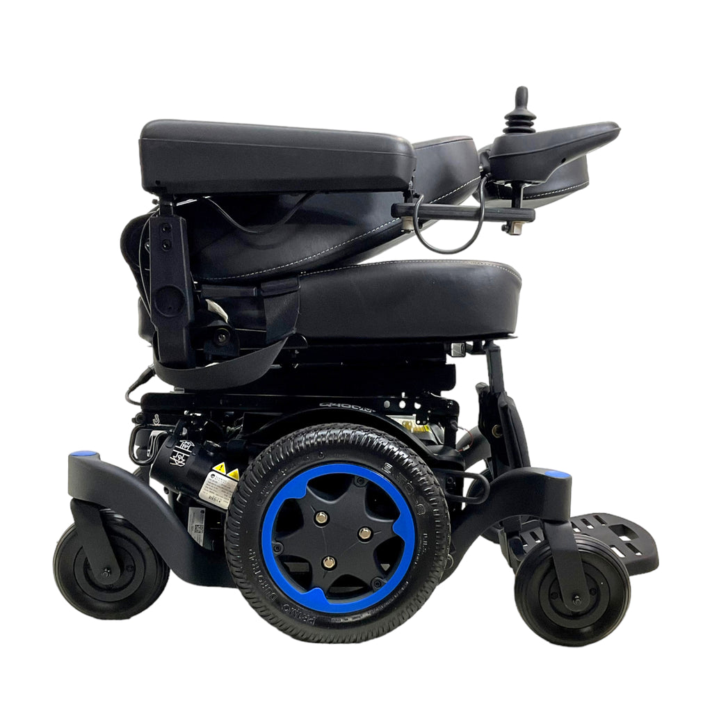 Folded Quickie Q400M power chair