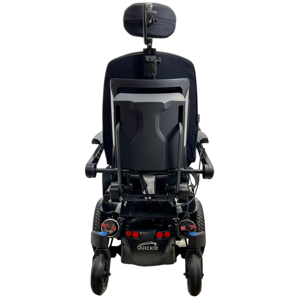 Back view of Quickie Q500M power chair