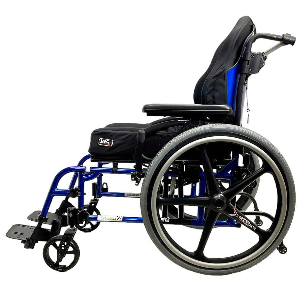 Left profile view of Quickie 2 manual wheelchair