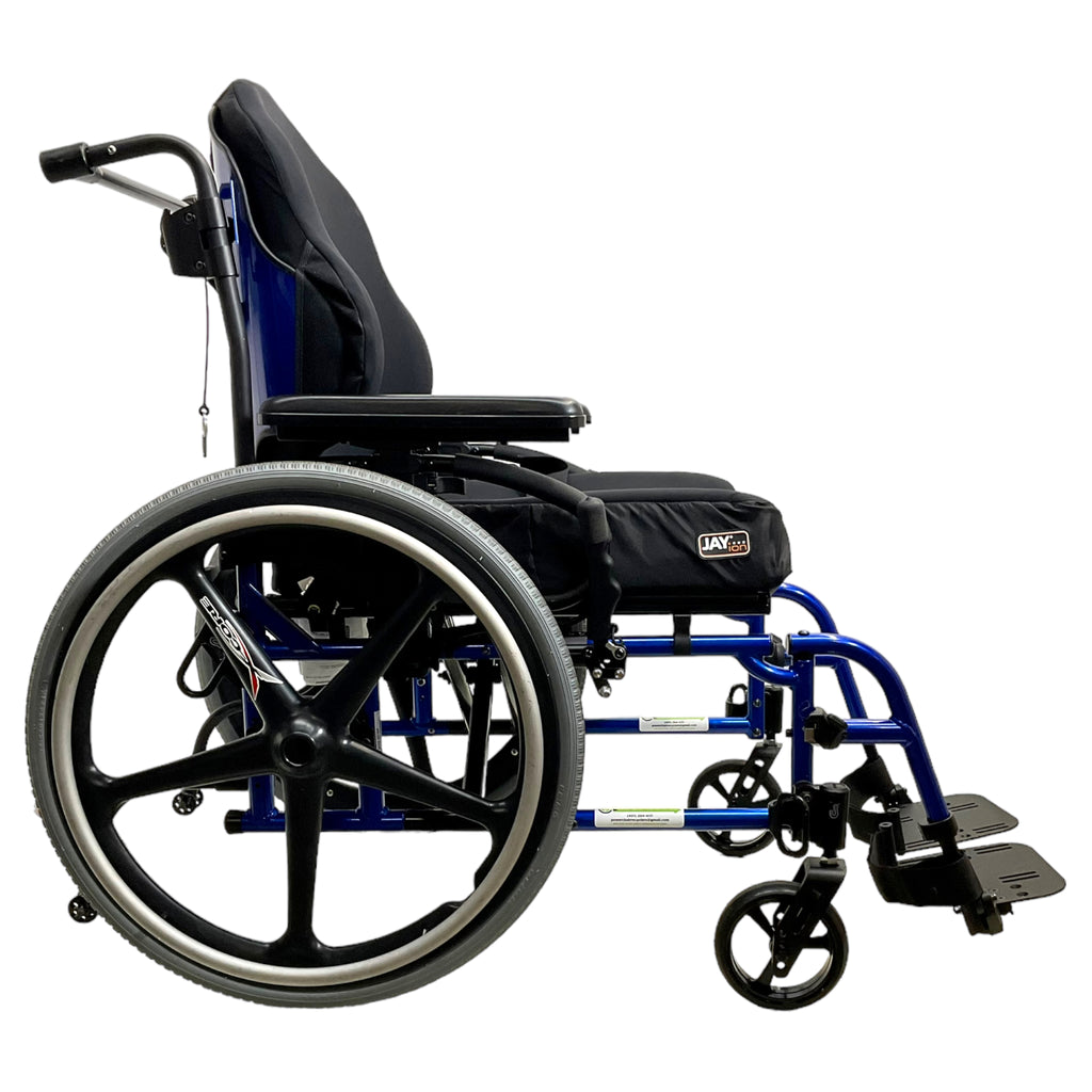 Right profile view of Quickie 2 manual wheelchair