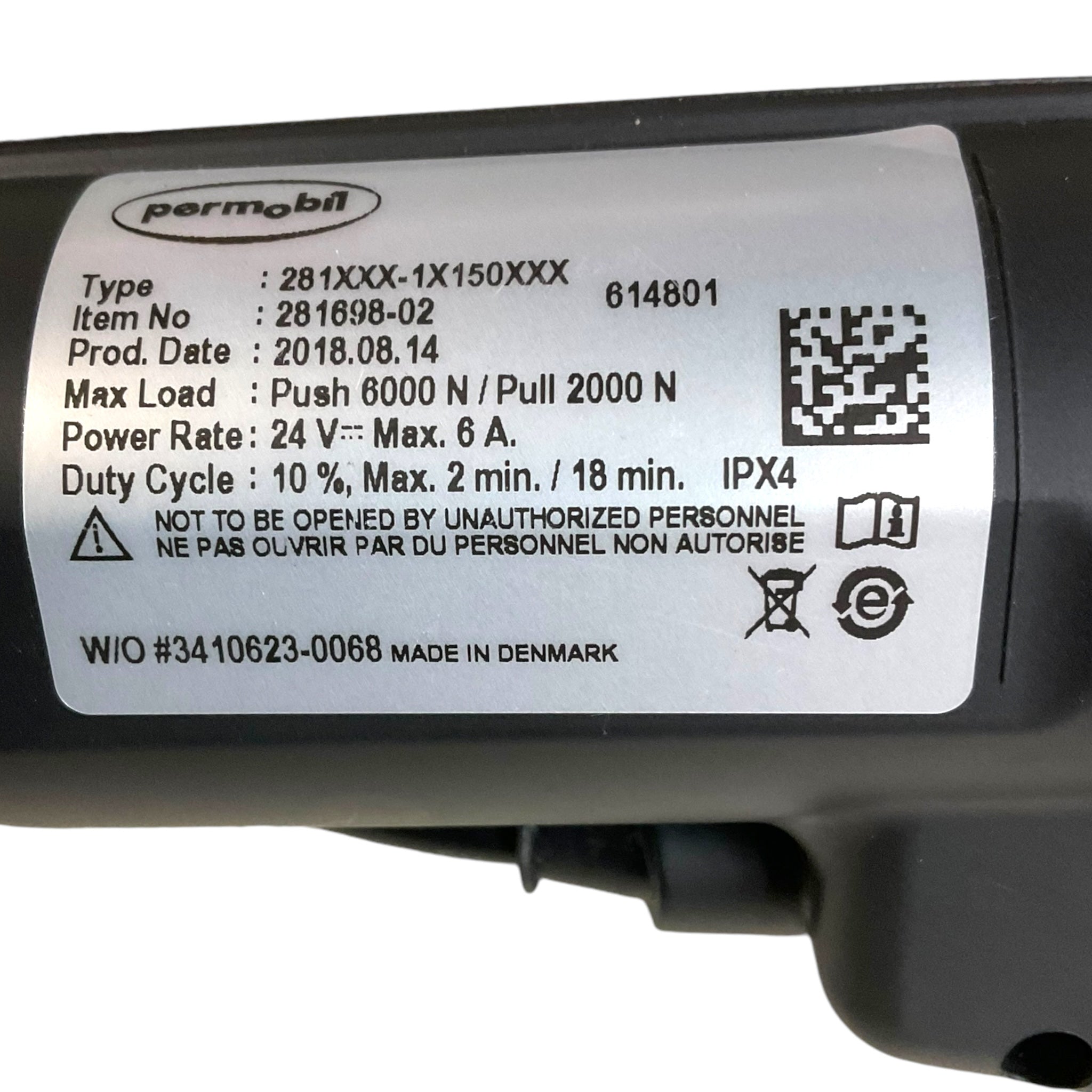 Fe26ferroviaページ Leg Rest Actuator for Permobil M3, M5, F5 & F3 Power Wheelchairs