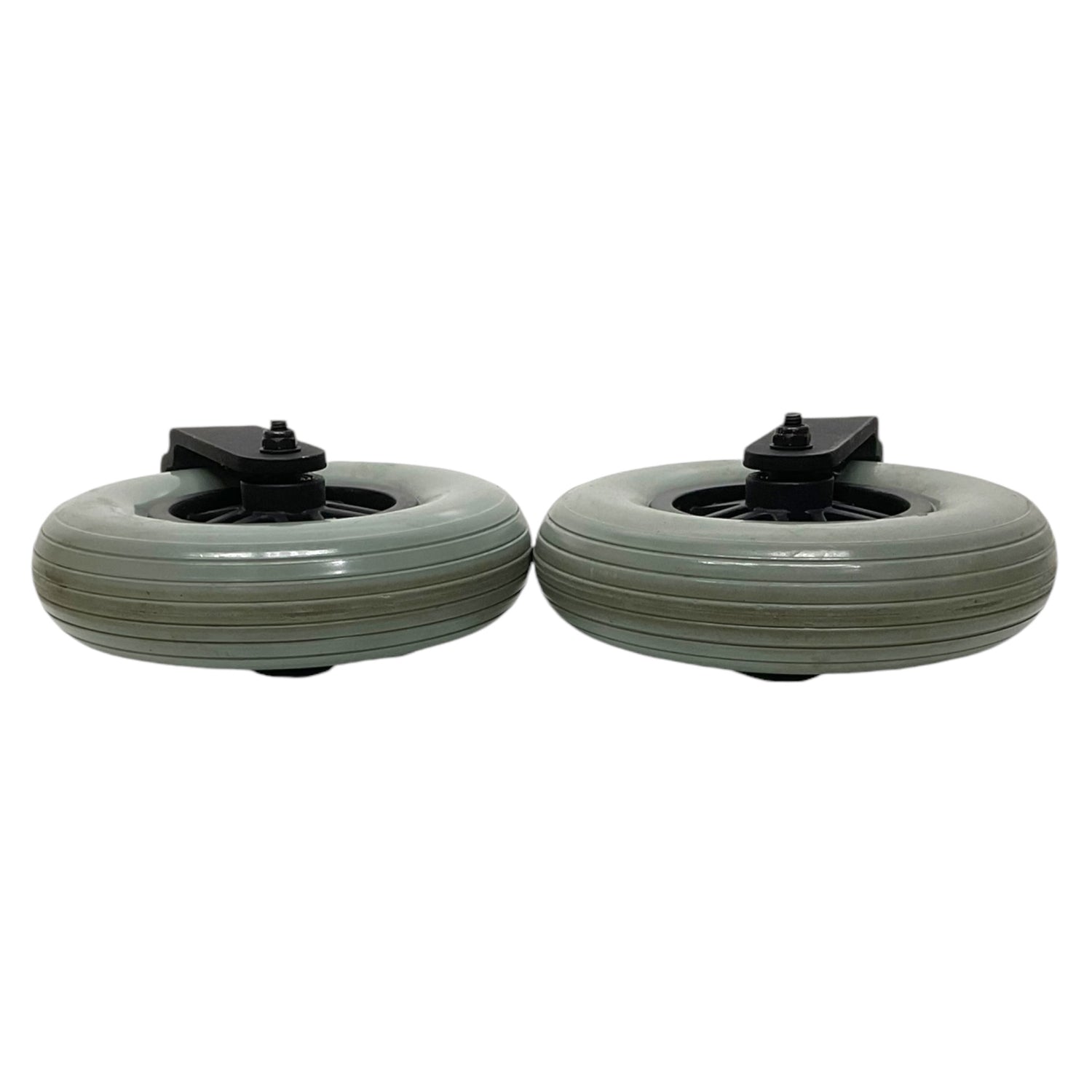 Set of Caster Wheels & Fork Assembly for Pride Jazzy Z11 & Jet 3 Ultra Power Chairs | FRMASMB7492