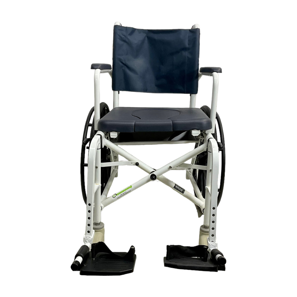 Front view of Invacare Mariner Rehab Shower Chair