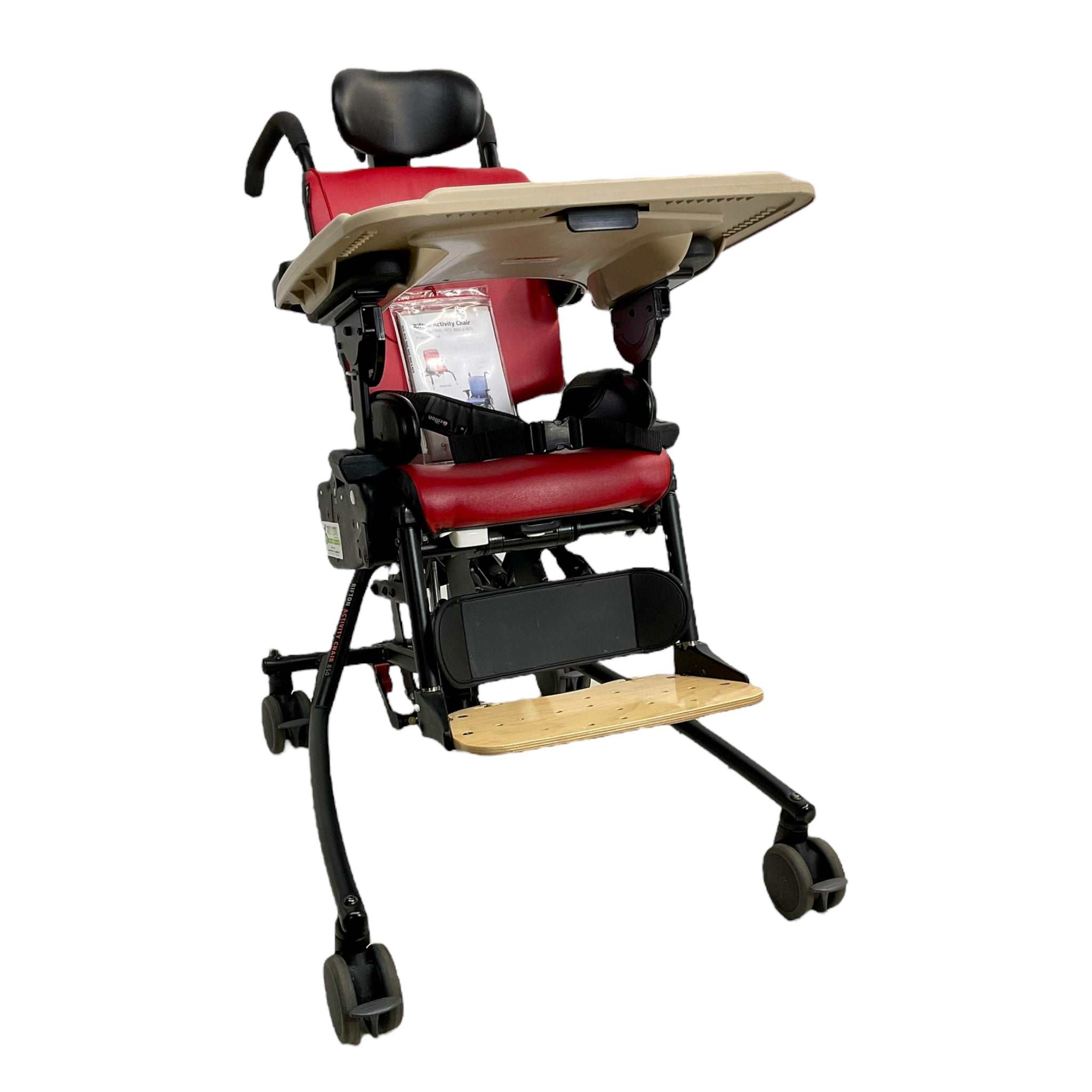 Red Rifton Chair Rifton 850 Medium Hi-Low Activity Chair | Tilt & Elevate Capabilities ...