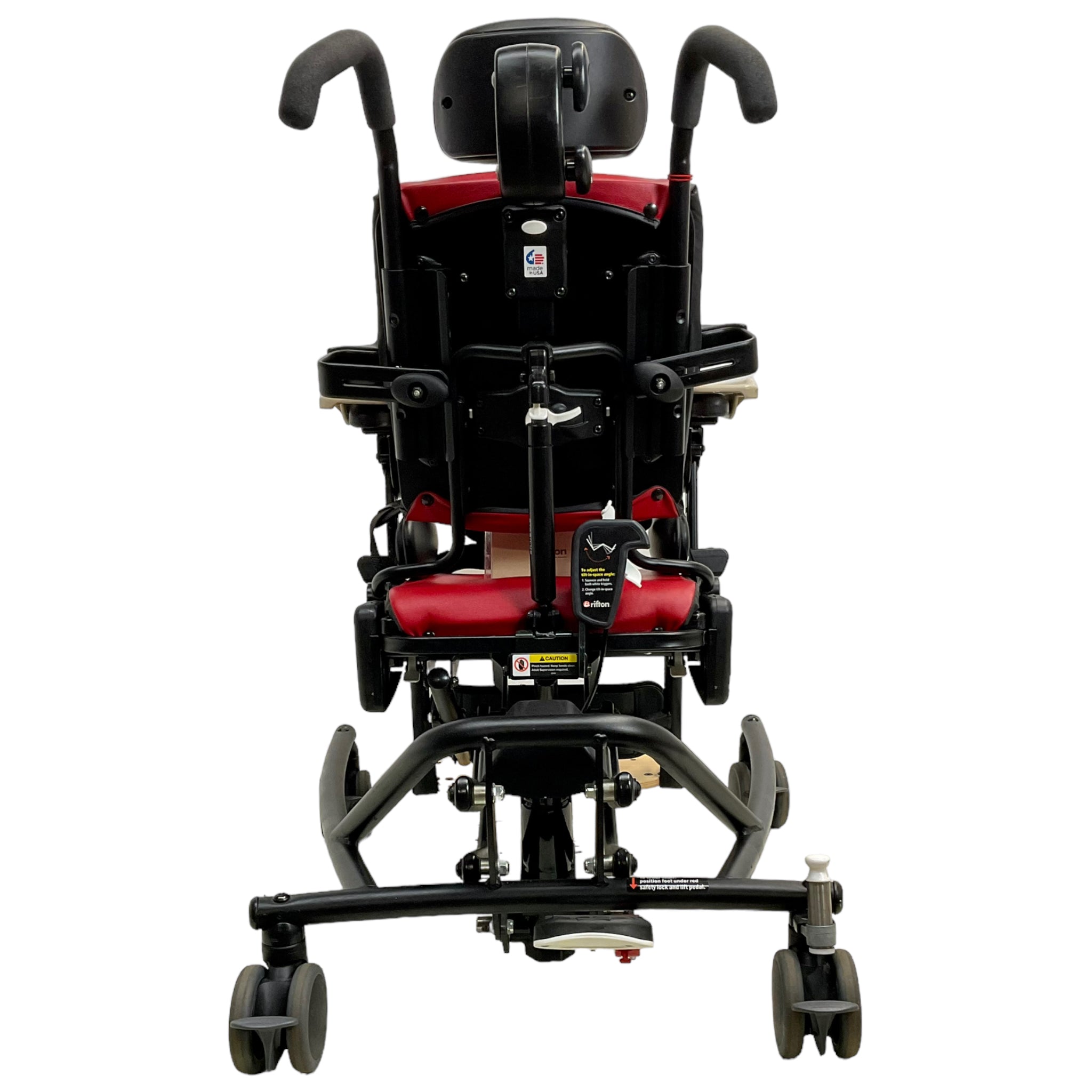Red Rifton Chair Rifton 850 Medium Hi-Low Activity Chair | Tilt & Elevate Capabilities ...