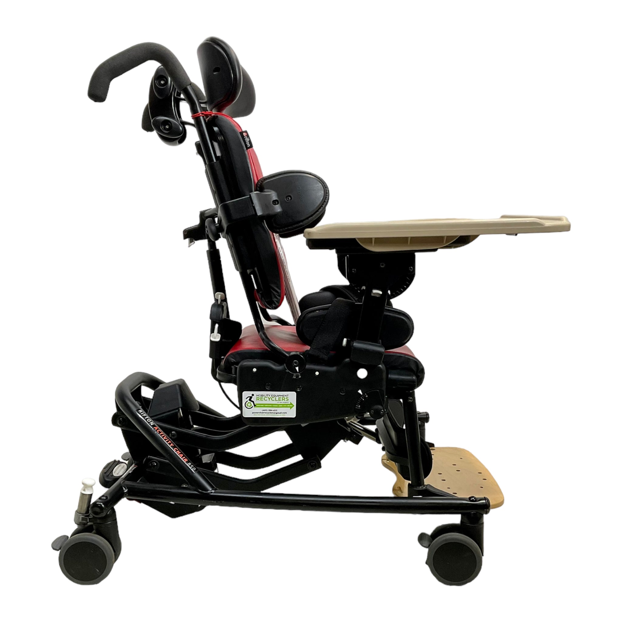 Red Rifton Chair Rifton 850 Medium Hi-Low Activity Chair | Tilt & Elevate Capabilities ...