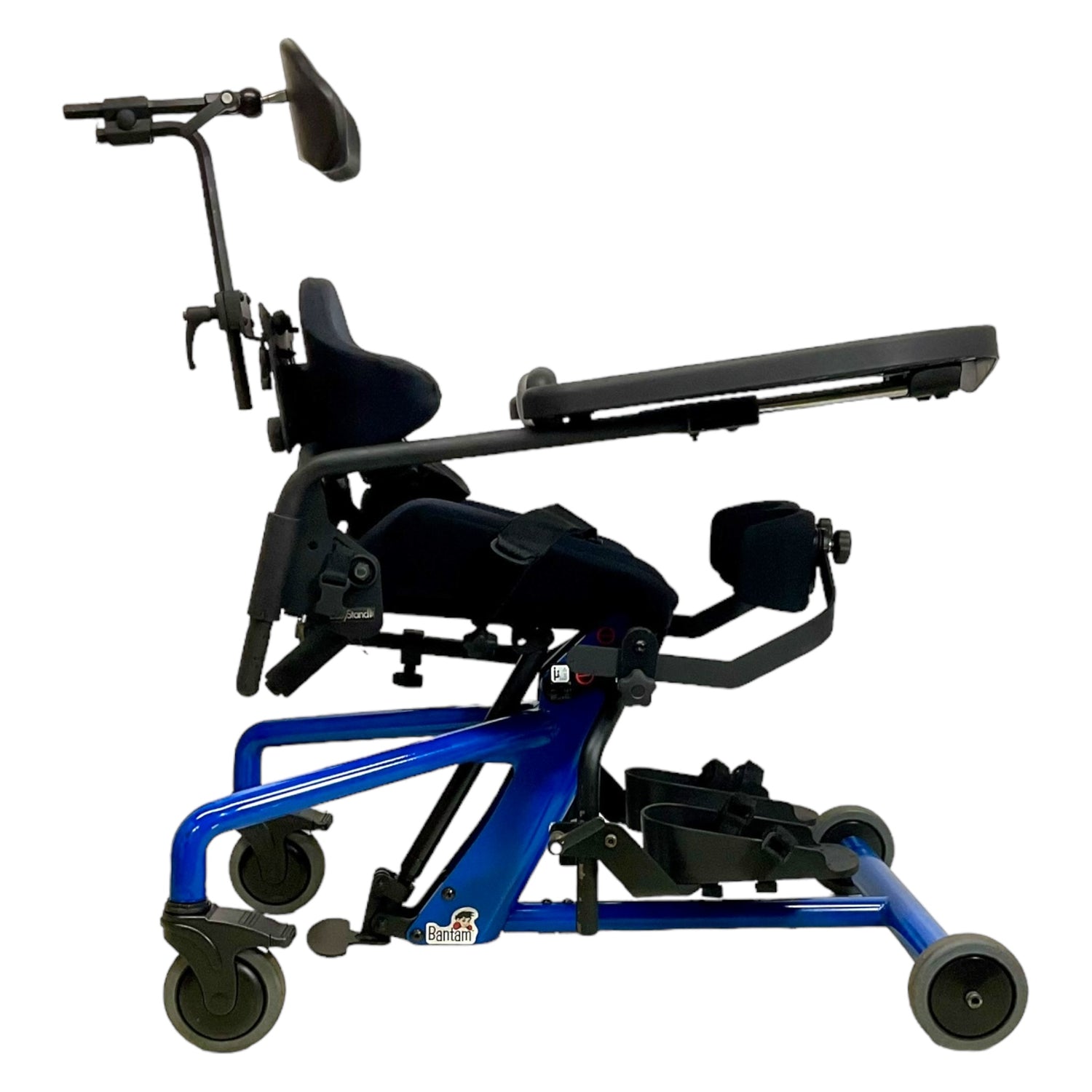 Right side view of EasyStand Bantam Small sit-to-stand