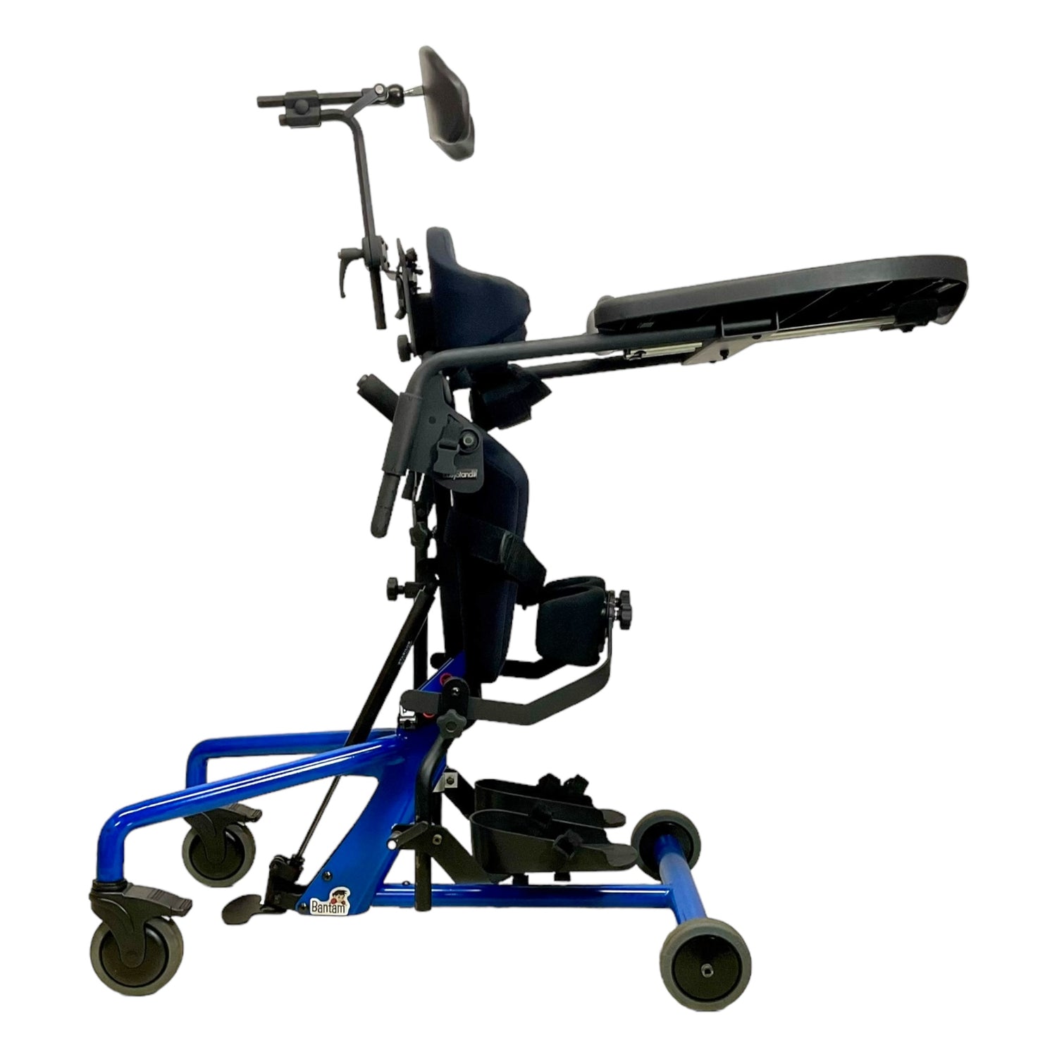 Right side view of EasyStand Bantam Small sit-to-stand