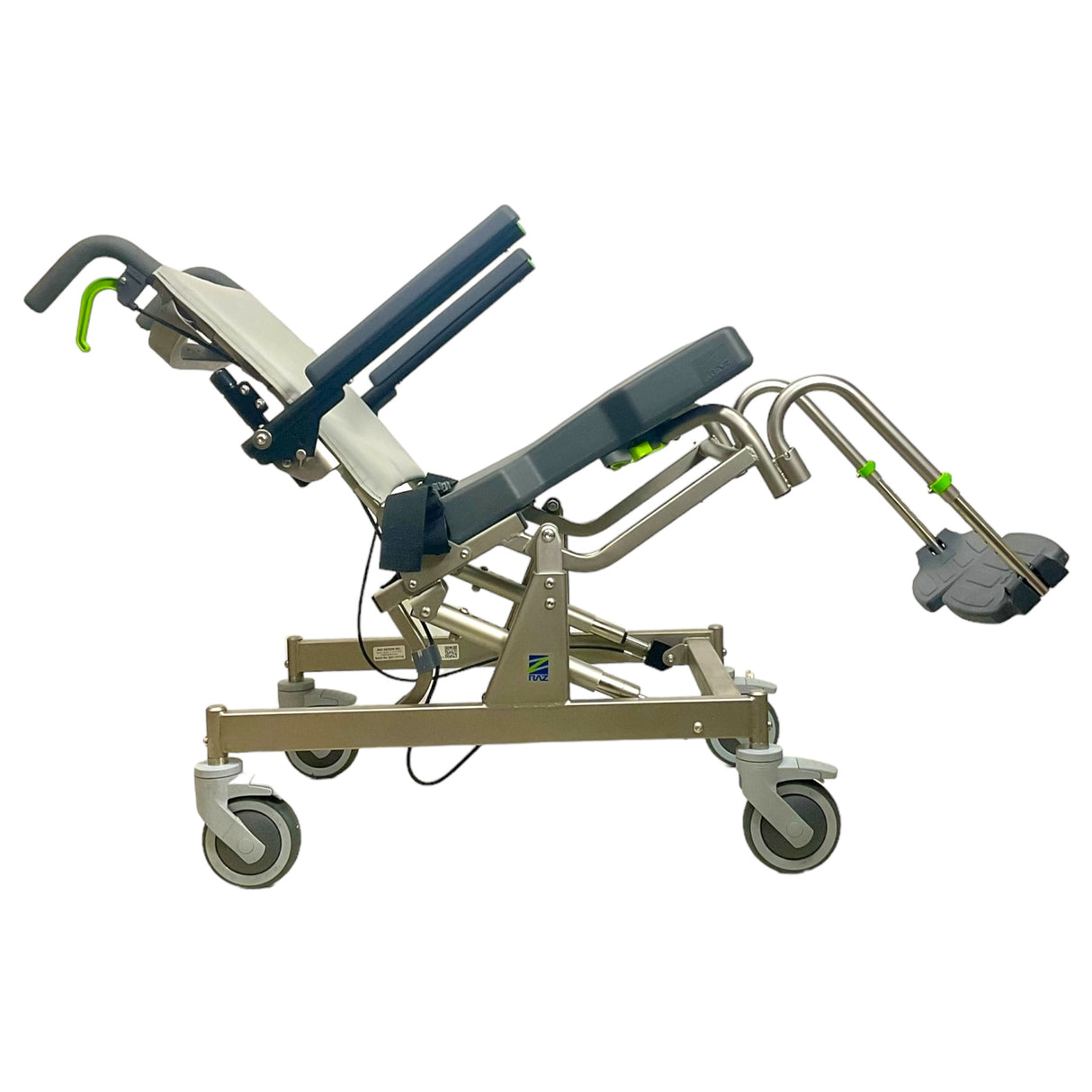 Raz Designs RAZ-AT Attendant Tilt Roll-In Shower Chair - Tilt