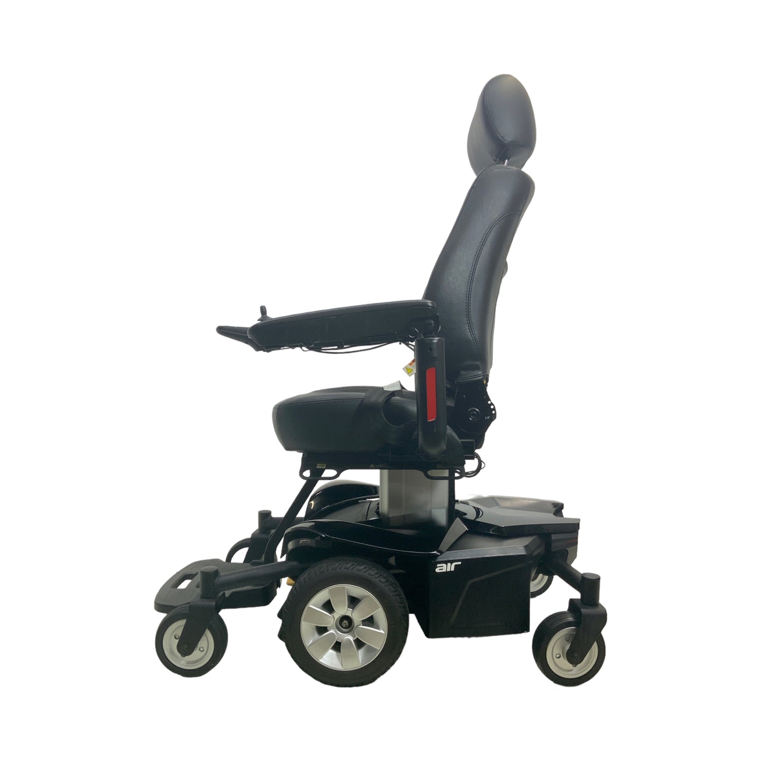 Left side view of Pride Mobility Jazzy Air