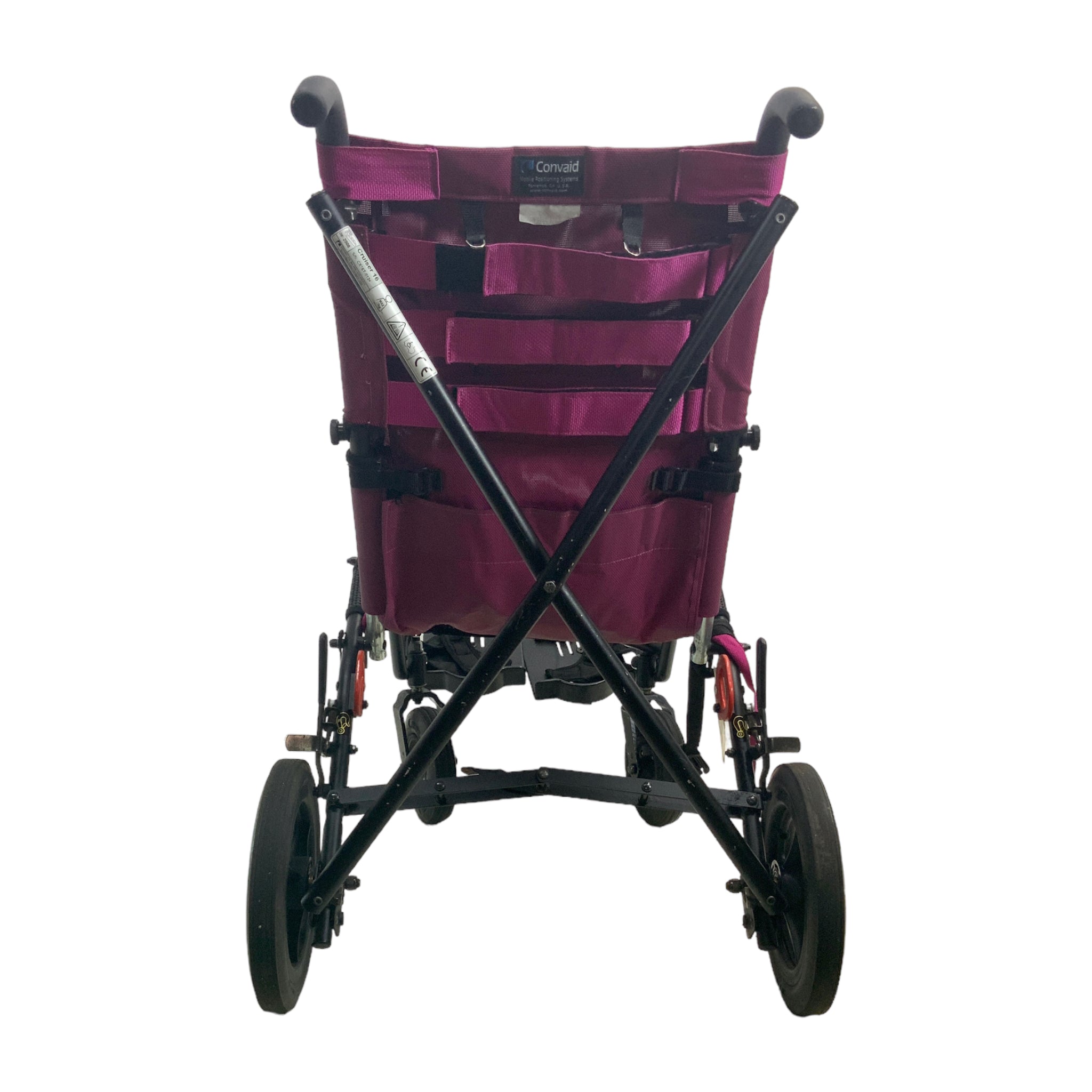 Convaid Cruiser Classic 16 Pediatric Wheelchair 16 x 15 inch Seat