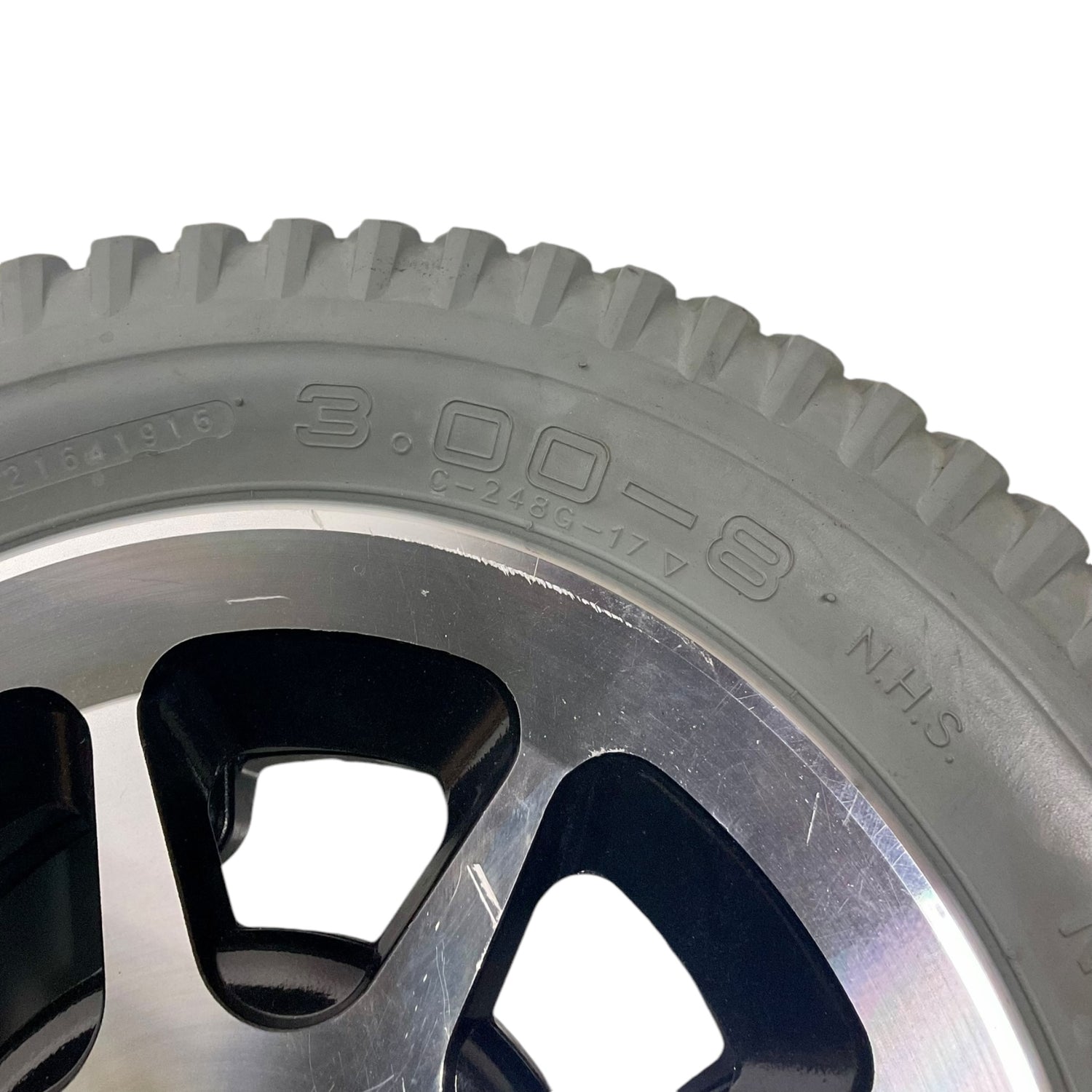 Flat-Free Drive Wheel Assembly for Jazzy 1100, 1120,1120-2000, & 1122 Power Chairs