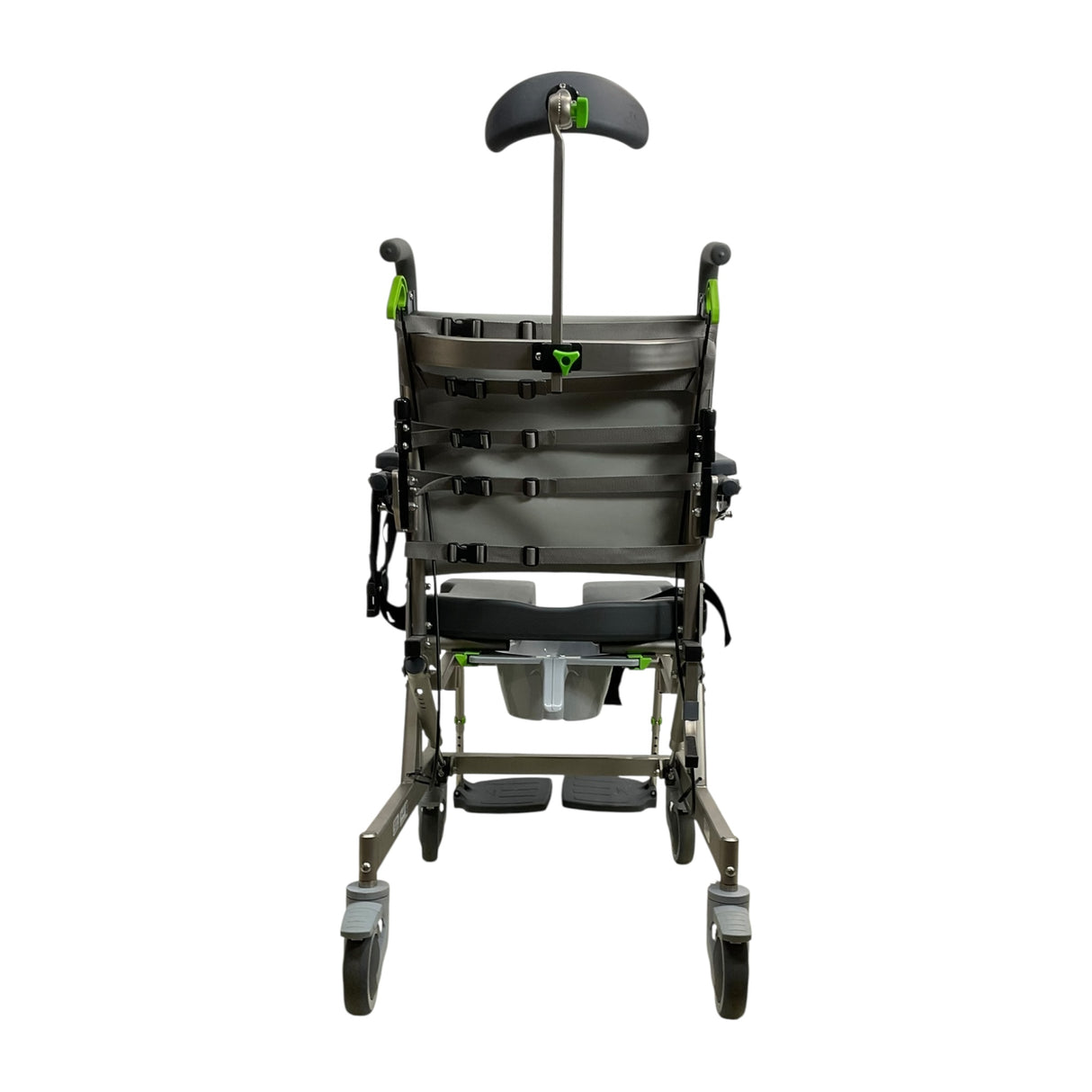 Raz Designs RAZ-AT Roll-In Shower Chair | 17 x 18 in Seat | Attendant Tilt Capabilities