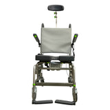 Raz Designs RAZ-AT Roll-In Shower Chair | 17 x 18 in Seat | Attendant Tilt Capabilities