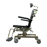 Raz Designs RAZ-AT Roll-In Shower Chair | 17 x 18 in Seat | Attendant Tilt Capabilities