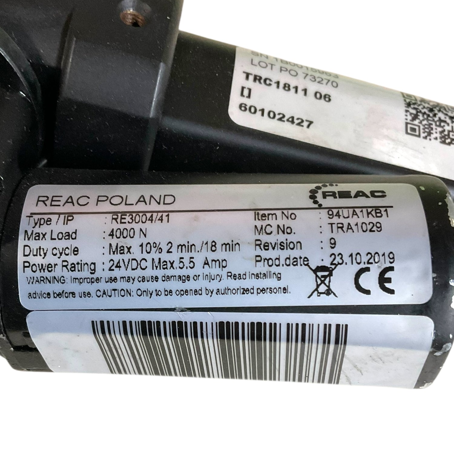 Power Legs Actuator for Rovi X3