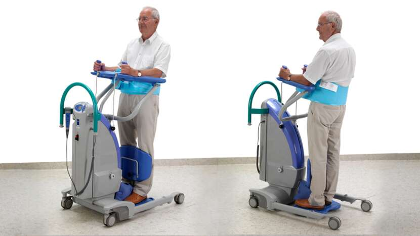 Arjo Sara Plus Powered Sit-to-Stand Lift | 420 LBS User Capacity | Single Caregiver Operation