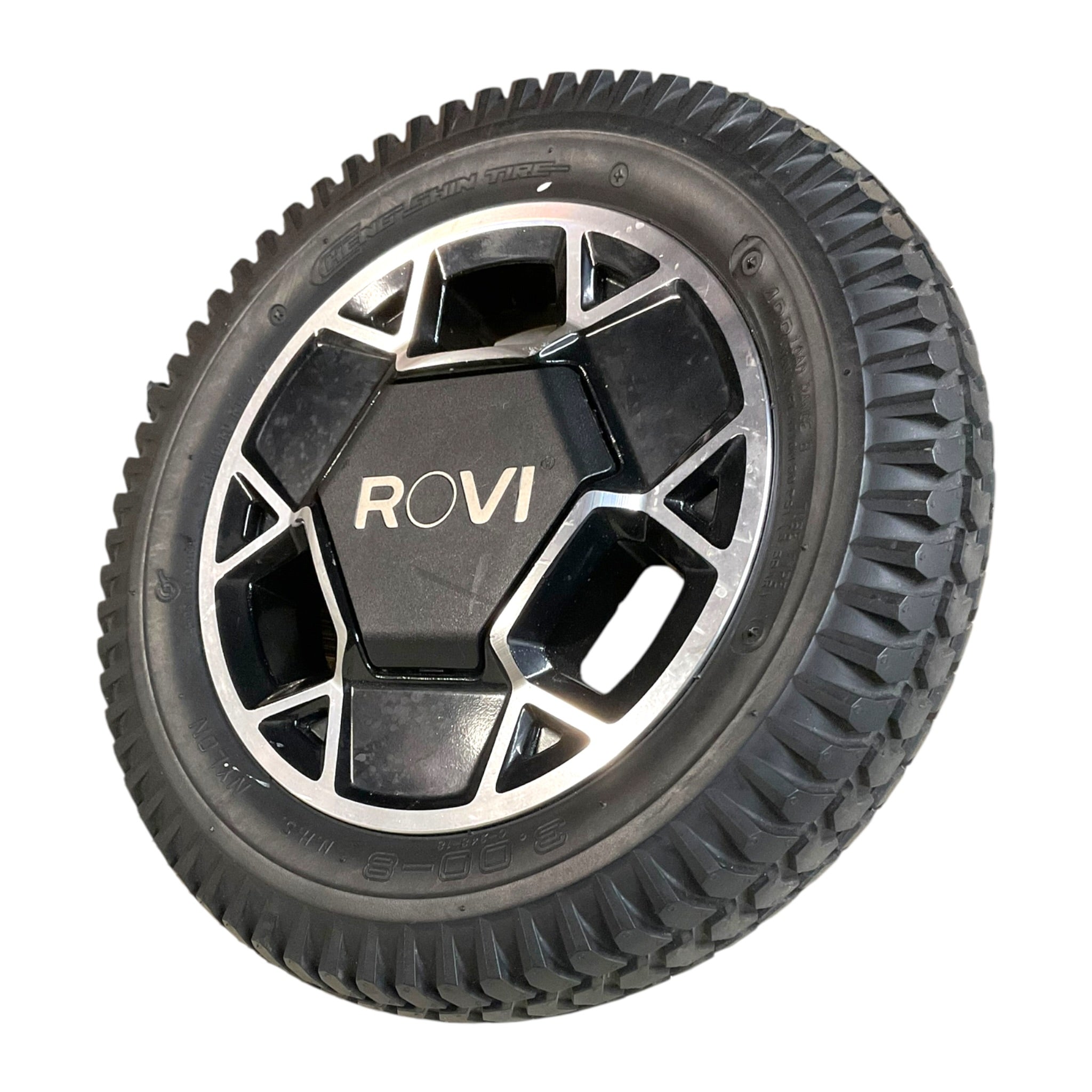 Flat-Free Drive Wheel Assembly for Rovi X3 Power Chairs | 14 x 3