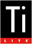 the logo for Tilite by Permobil -- the letters 'TI' in white title case inside a black rectangle with the word 'lite' in white capitals inside a red bar flush to the bottom of the black rectangle