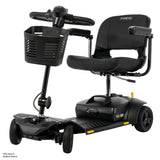 Go Go Ultra X Gen 3 mobility scooter with a front basket, adjustable seat, and wheels, shown on a white background.