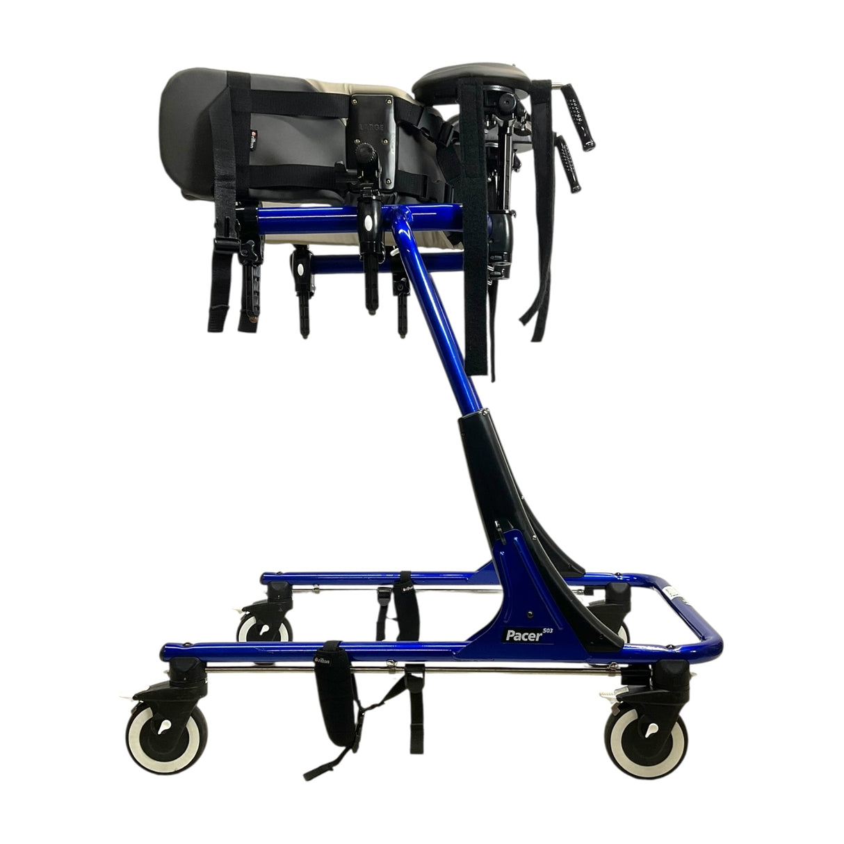 Left Side View of Rifton Pacer K503 Large Gait Trainer
