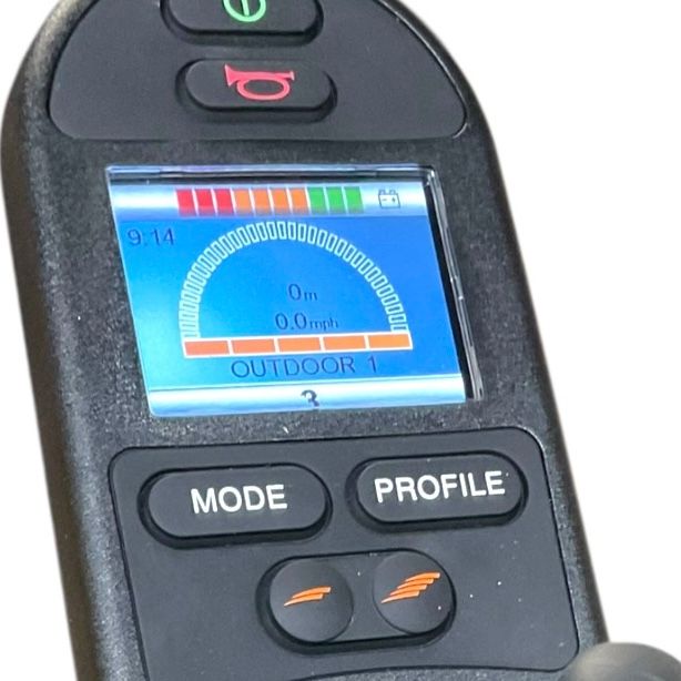 Odometer showing 0 miles of use