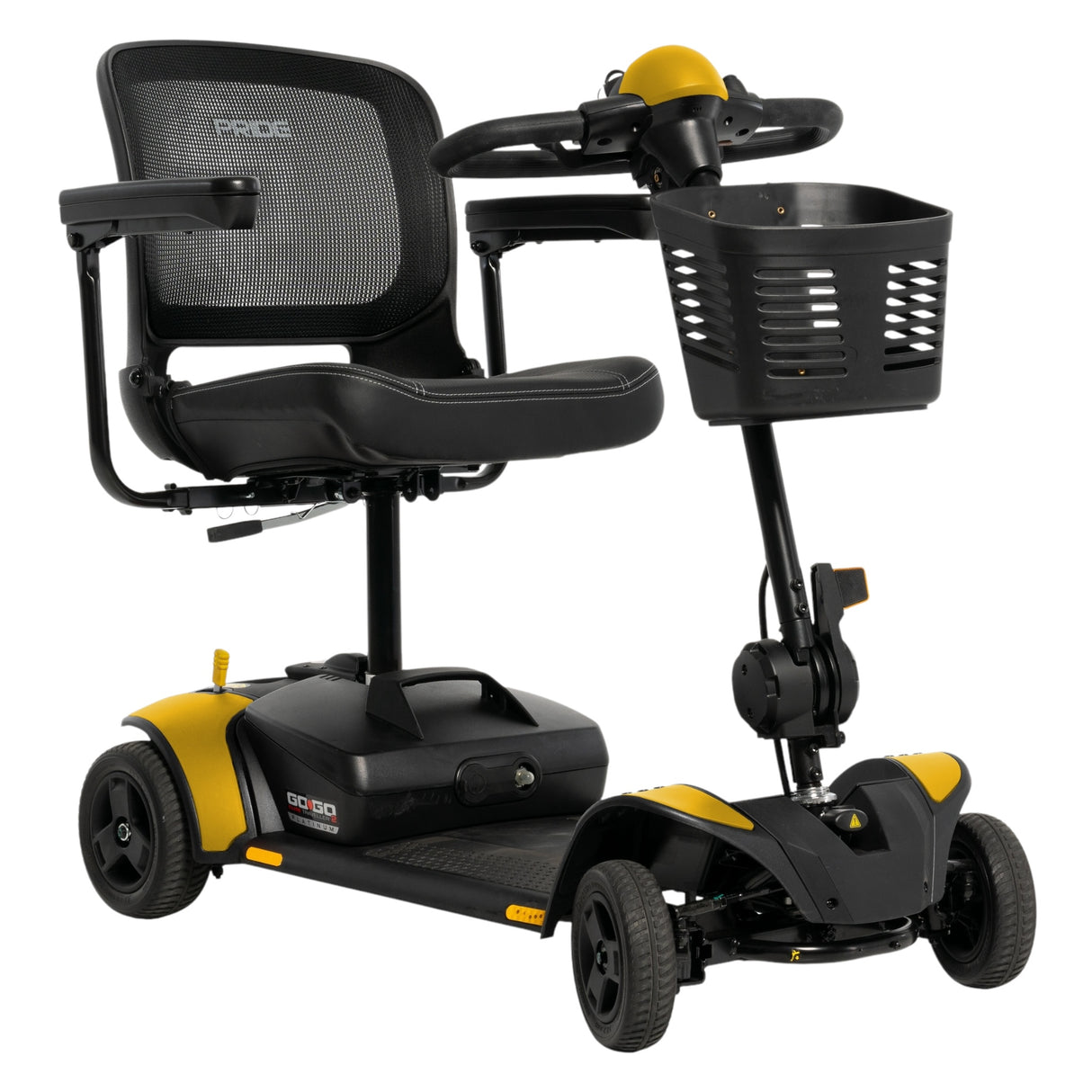 Pride Go Go Elite Traveller 2 Platinum Mobility Scooter - Yellow