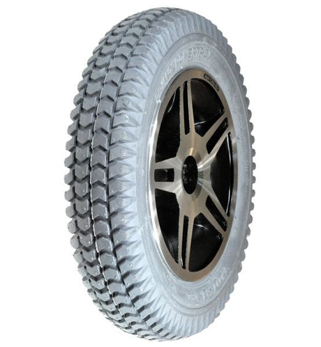 Replacement Solid/Flat-Free Pr1mo PowerTrax Wheels for Pride Mobility Power Chairs | 14 x 3 Inches (3.00 - 8) | WHLASMB1654 | Certified Pre-Owned-Mobility Equipment for Less
