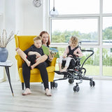 R82 High-Low X Frame Pediatric Activity Chair with Tilt | Thigh Lateral Supports, Chest Harness, Height Adjustable Armrests