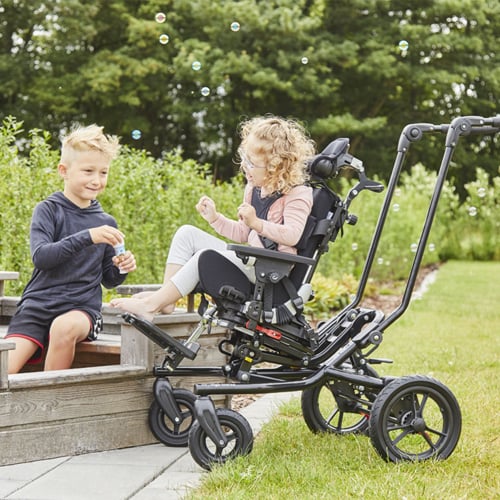 R82 High-Low X Frame Pediatric Chair | Height Adjustable | Seat Tilt | Activity Tray