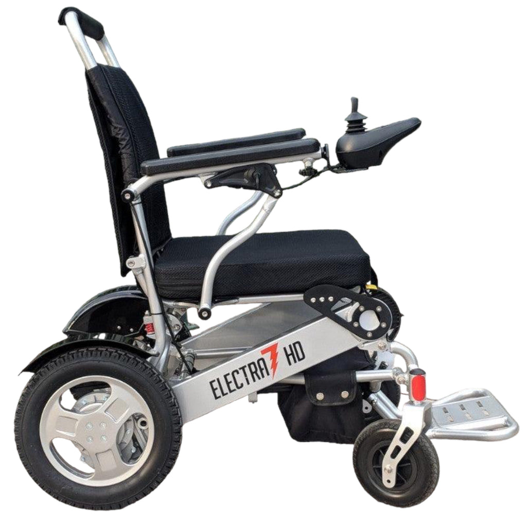 Electra 7 HD Bariatric Folding Power Wheelchair | 400 lbs. Weight Capacity | 21" x 17" Seat-Mobility Equipment for Less