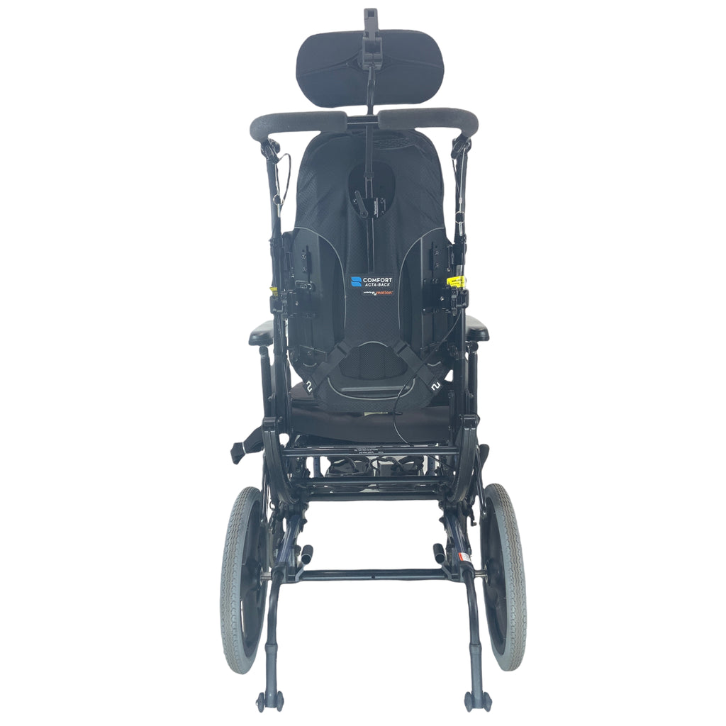 Back view of Sunrise Medical Quickie Iris Tilt-In-Space Wheelchair