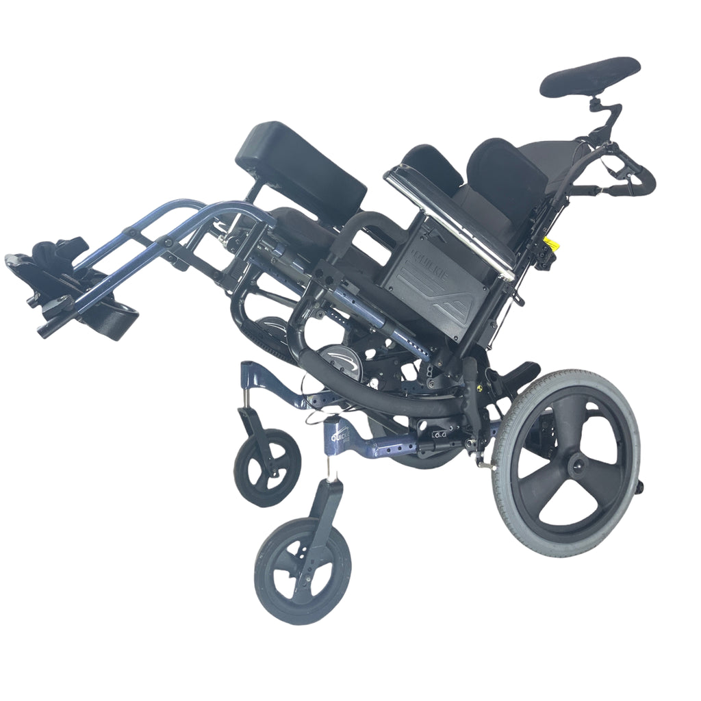 Sunrise Medical Quickie Iris Tilt-In-Space Wheelchair full tilt