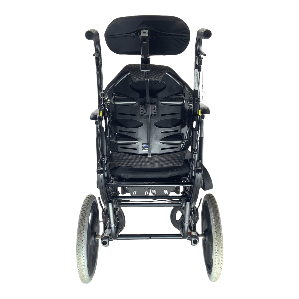 Back view of Quickie Iris Tilt-in-Space wheelchair 
