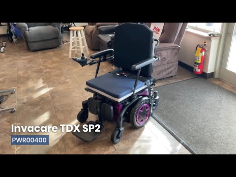 2021 Invacare TDX SP2 Rehab Power Wheelchair |  20" x 20" Seat | Seat Elevate, Attendant Function Control