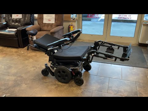 Mint Condition Sunrise Quickie Pulse 6 Power Chair | 20 x 20 inch Seat | Individually Elevating Power Leg Rests | Less than 1 Mile!