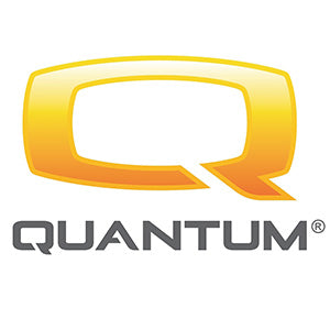 The Quantum Logo -- a stylized capital Q that fades from yellow to orange with a yellow outline above the word 'quantum' in dark gray capitals