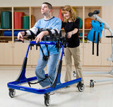 Young Adult Demoing Rifton Pacer Gait Trainer