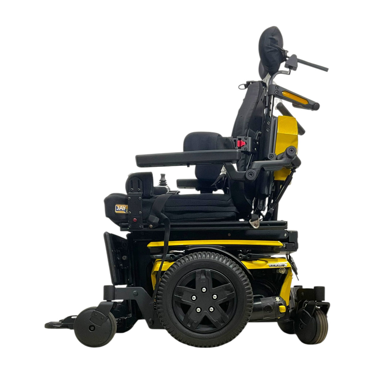 Left Side View of Pride Quantum Q6 Edge 3 Power Wheelchair