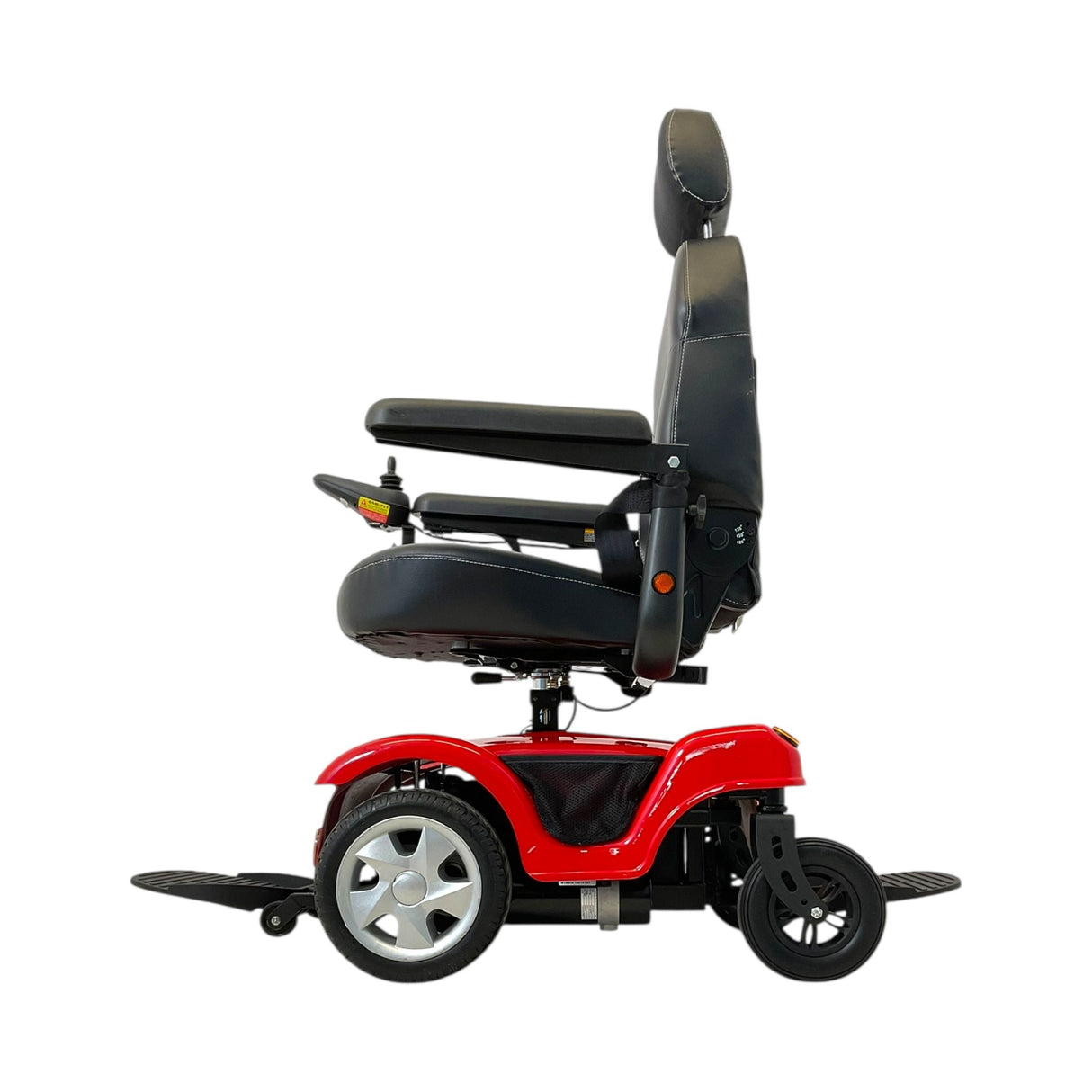 Left Side View of Merits P312 Dualer TurnAbout Power Chair (FWD)
