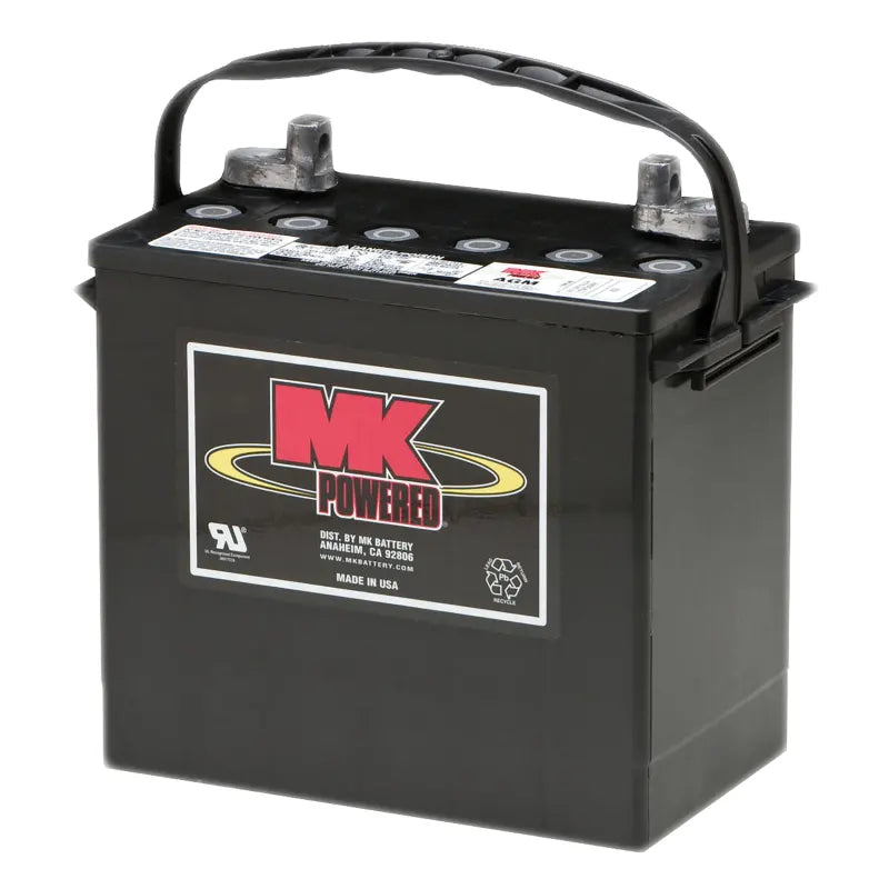 Front view of MK 12V 55AH 22NF AGM battery